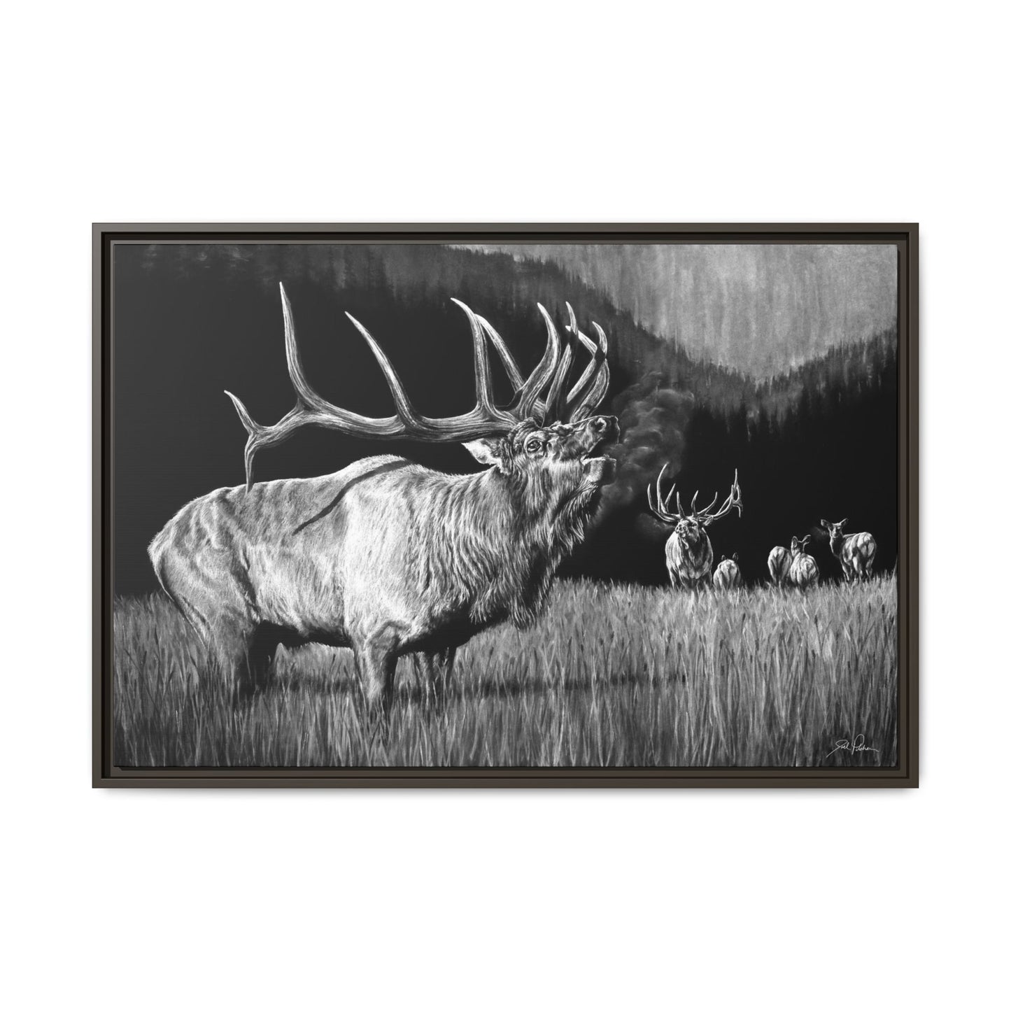 "The Contender" Framed Canvas
