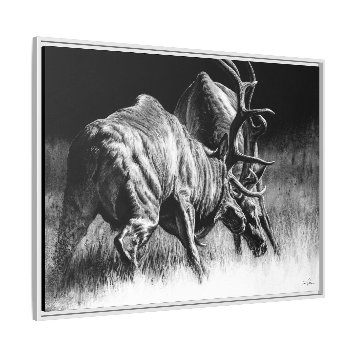 "Winner Takes All" Framed Canvas