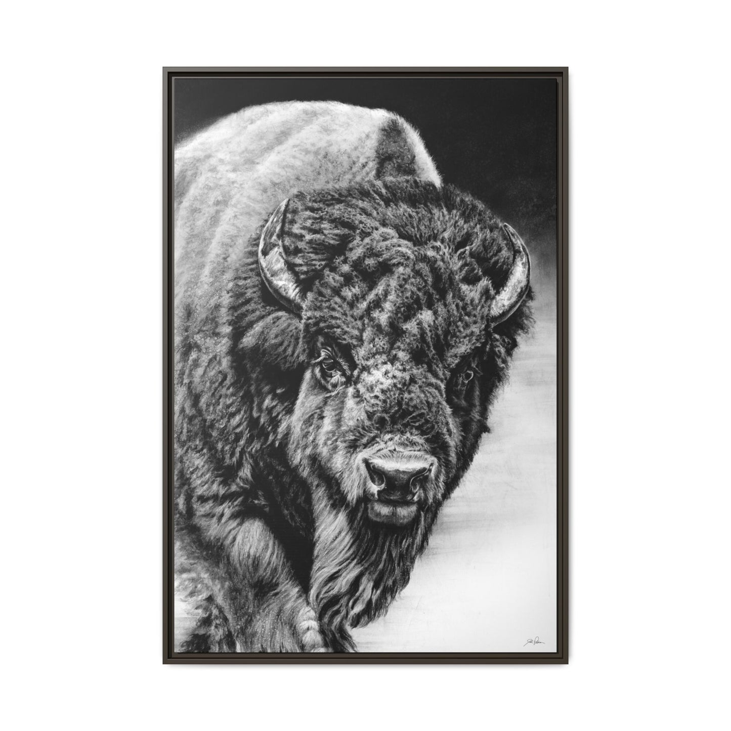 "Heavyweight Champ" Framed Canvas