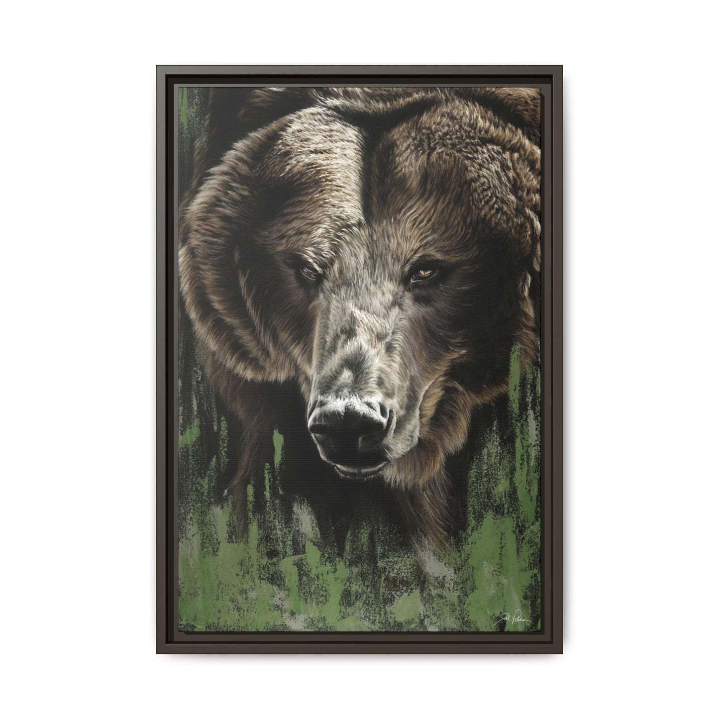 "Beast" Framed Canvas