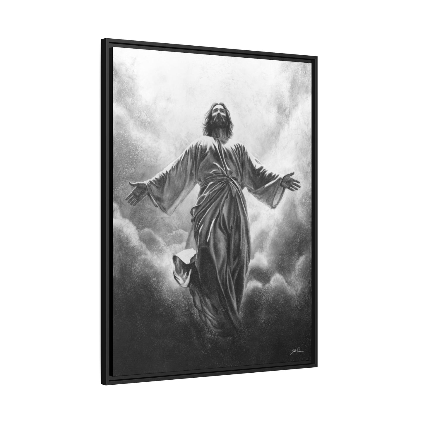 "In His Glory" Framed Canvas