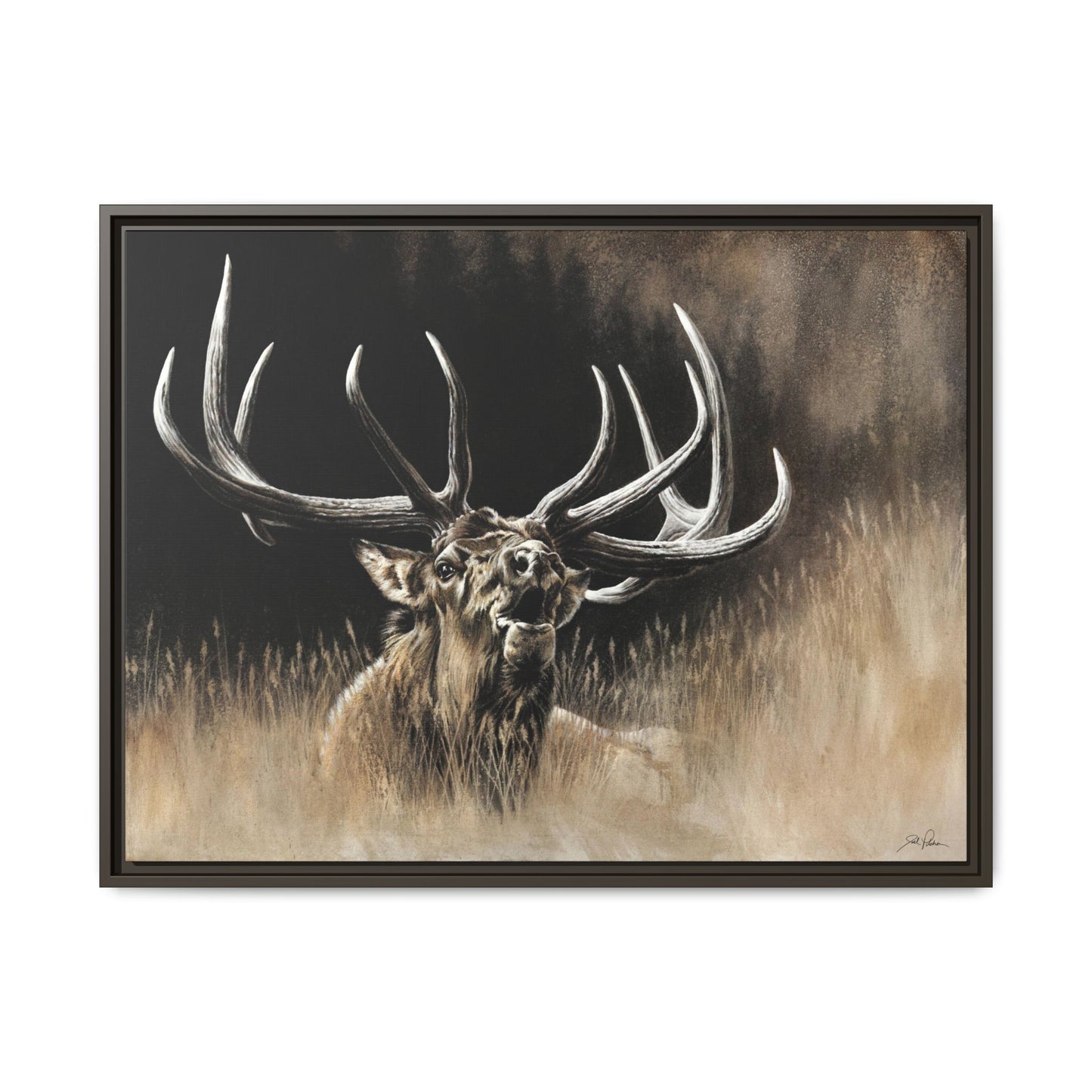 "Wake Up Call" Framed Canvas