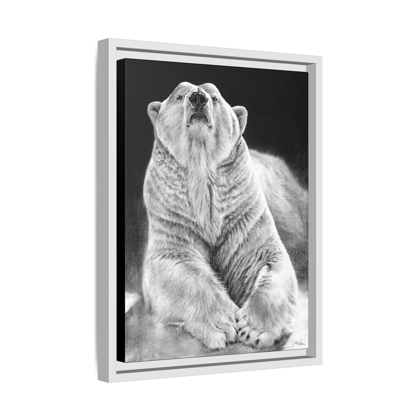 "Defiant" Framed Canvas