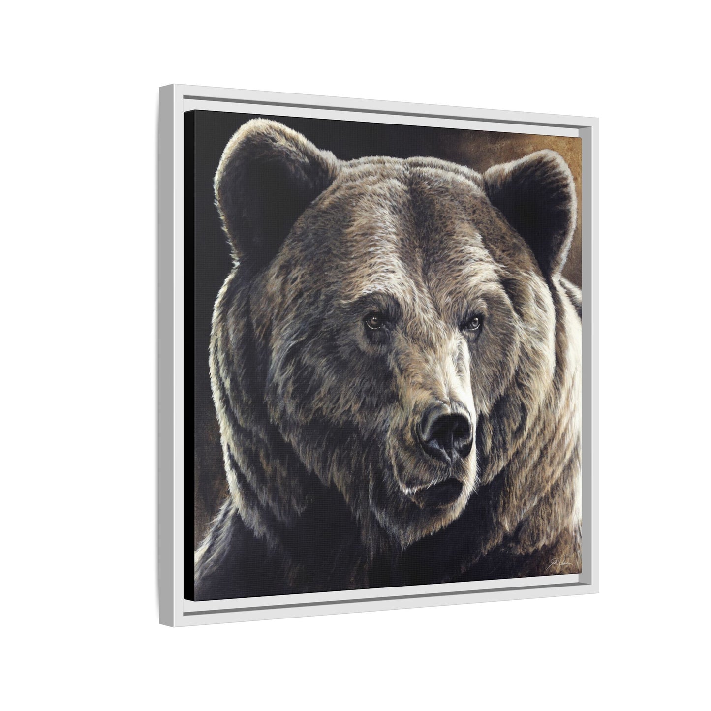 "Kodiak" Framed Canvas
