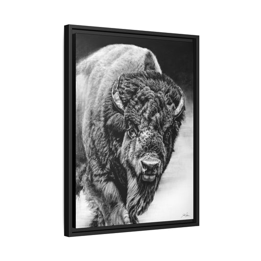 "Heavyweight Champ" Framed Canvas