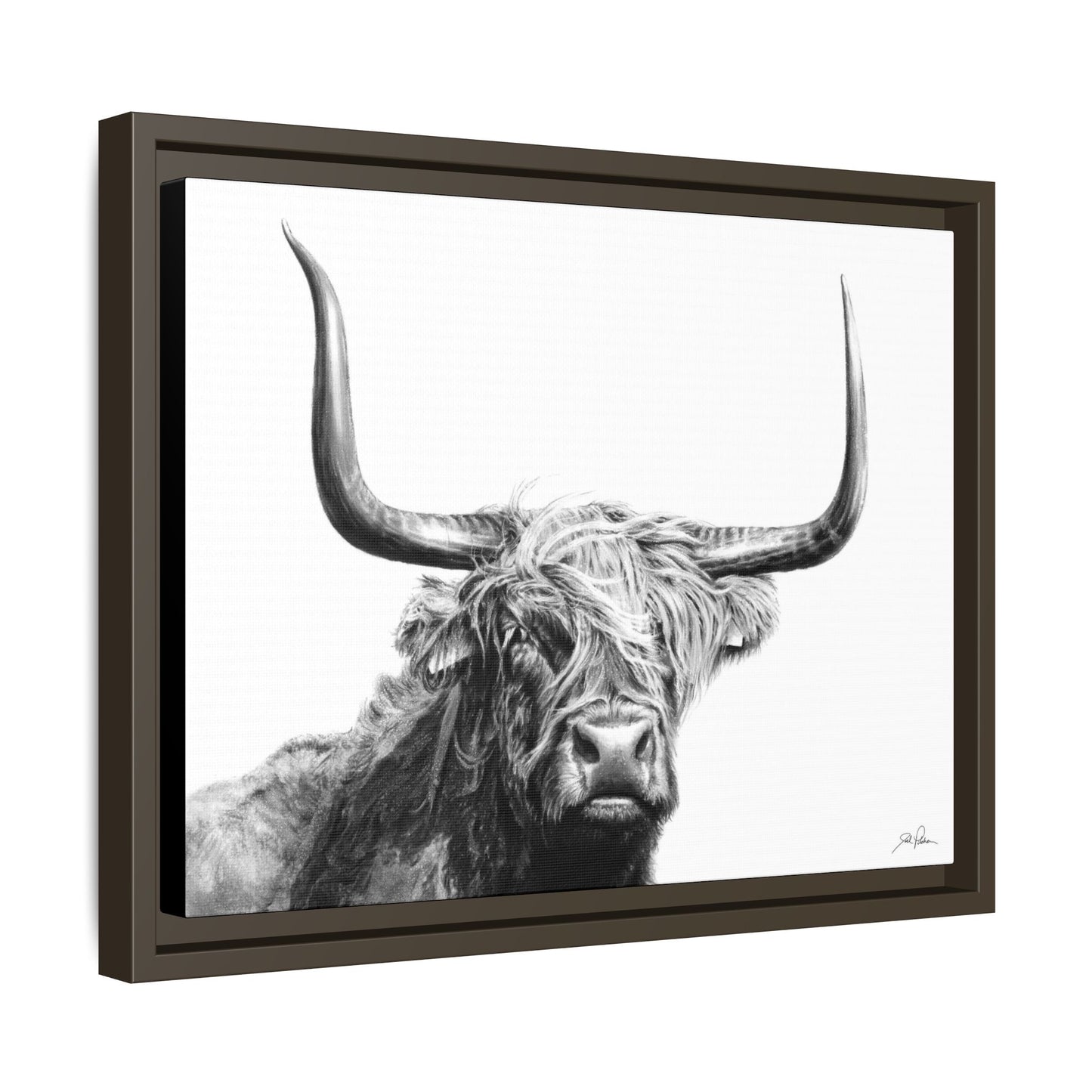 "Highlander" Framed Canvas