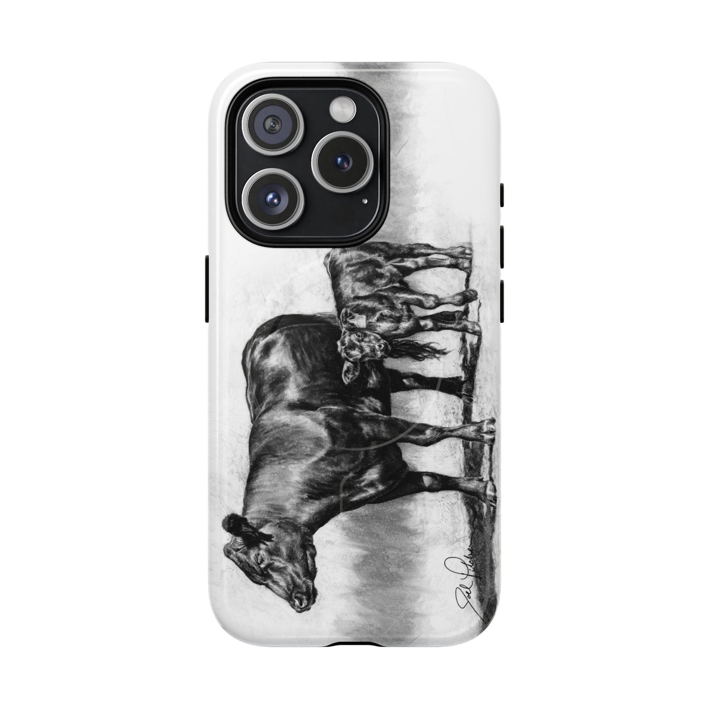 "Mama Cow & Calf" Magnetic Tough Case