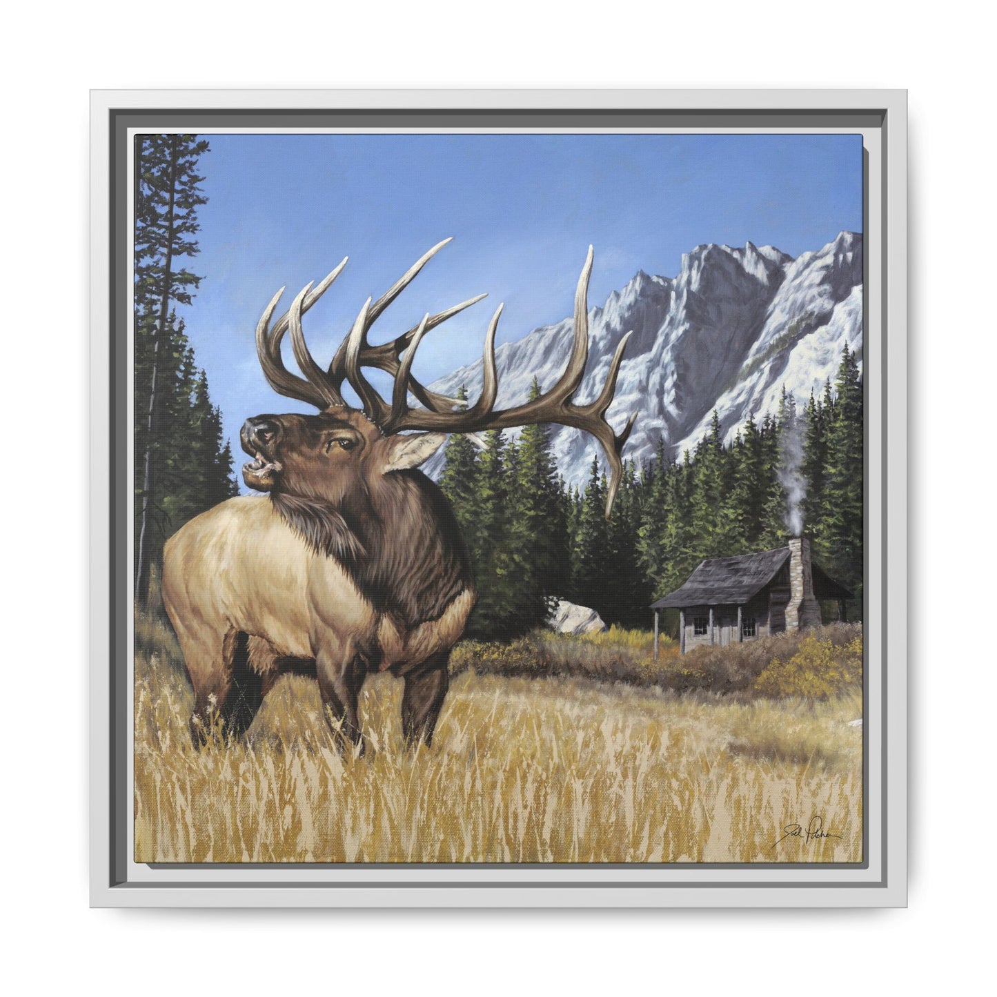 "Sanctuary" Framed Canvas
