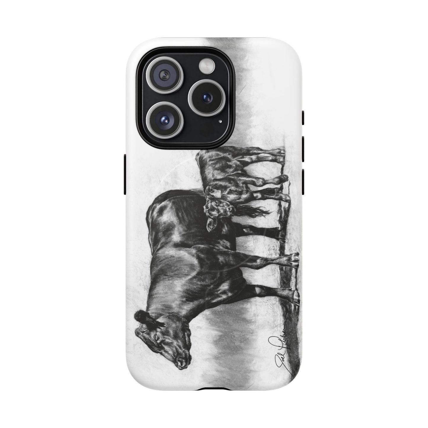 "Mama Cow & Calf" Magnetic Tough Case