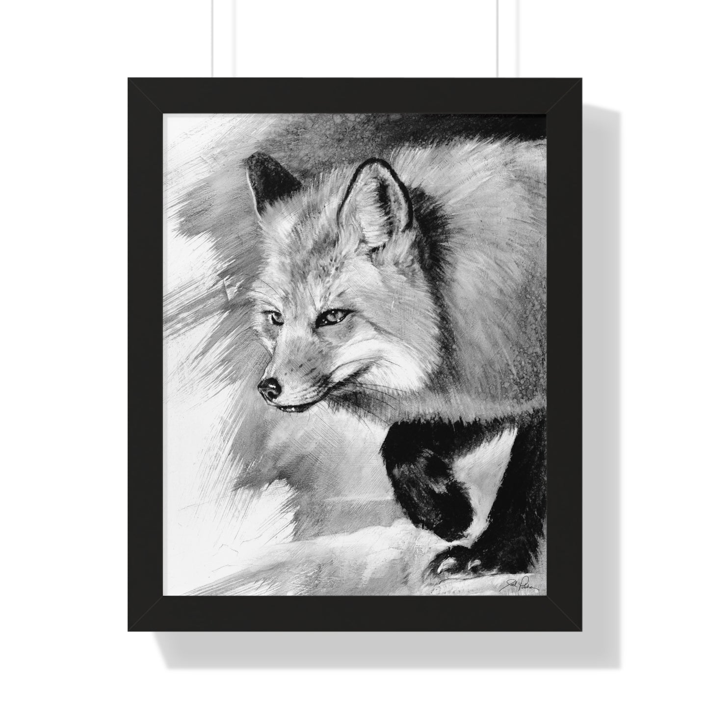 "Fox" Framed Paper Print