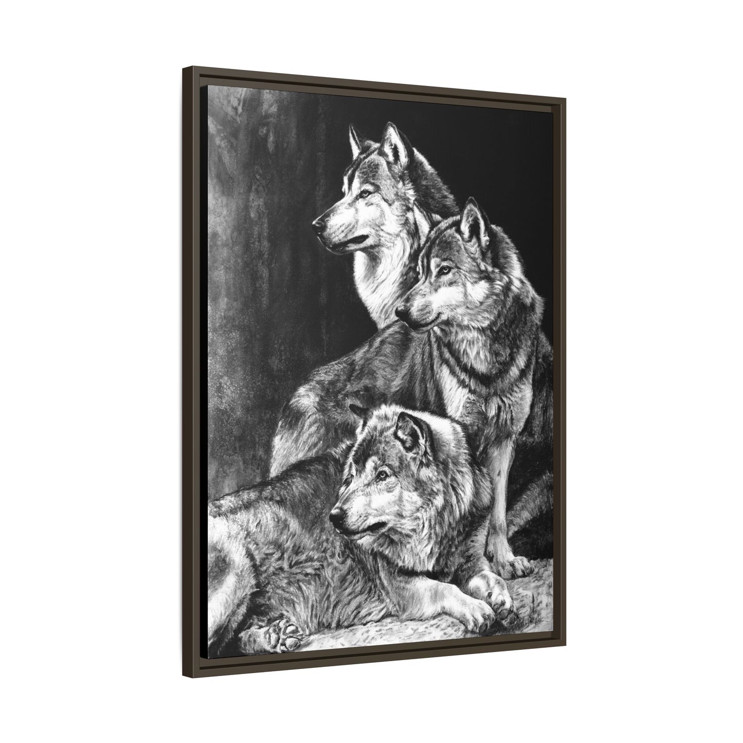 "Sentinels" Framed Canvas