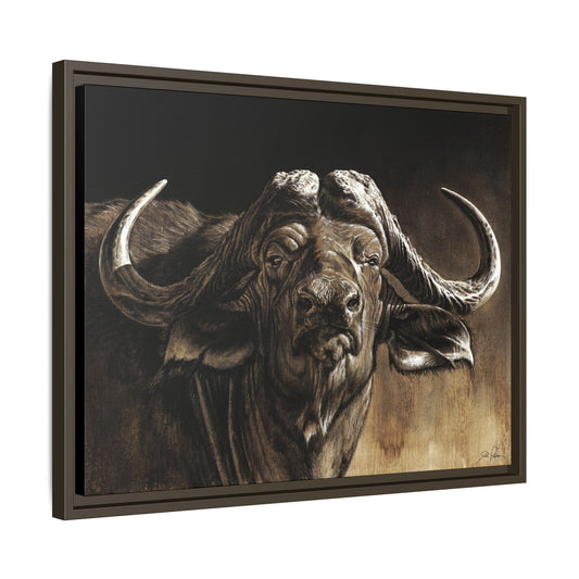 "Debt Collector" Framed Canvas