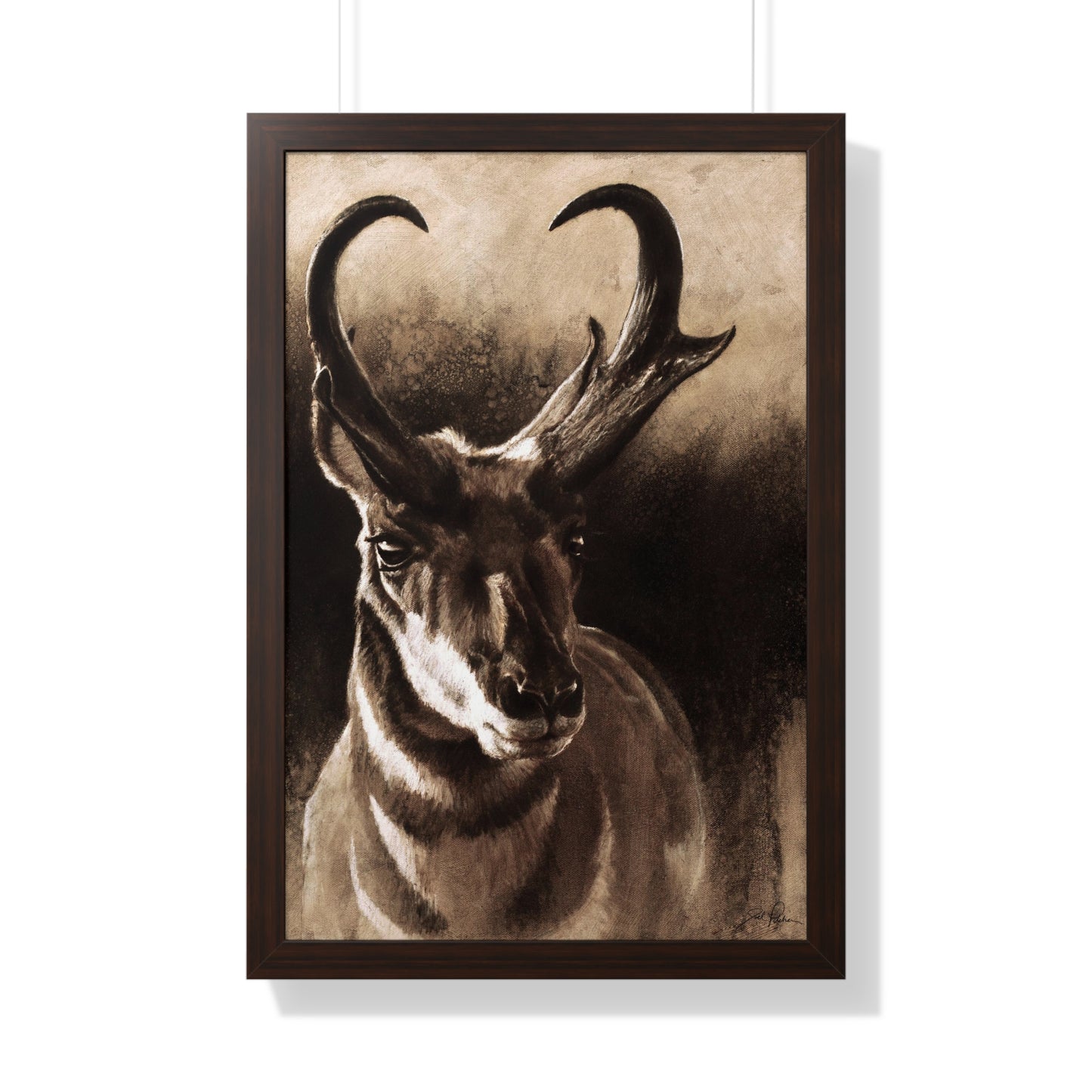"Pronghorn" Framed Paper Print.