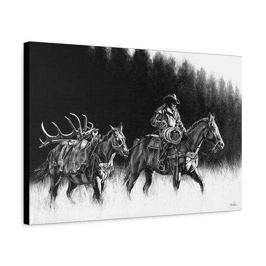 "The Long Haul" Stretched Canvas