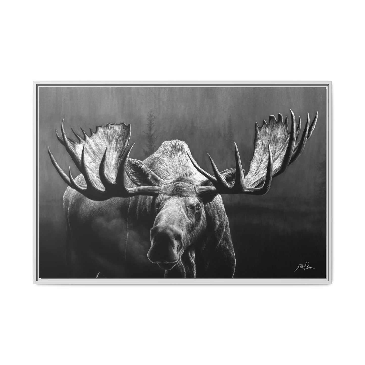 "Wide Load" Framed Canvas