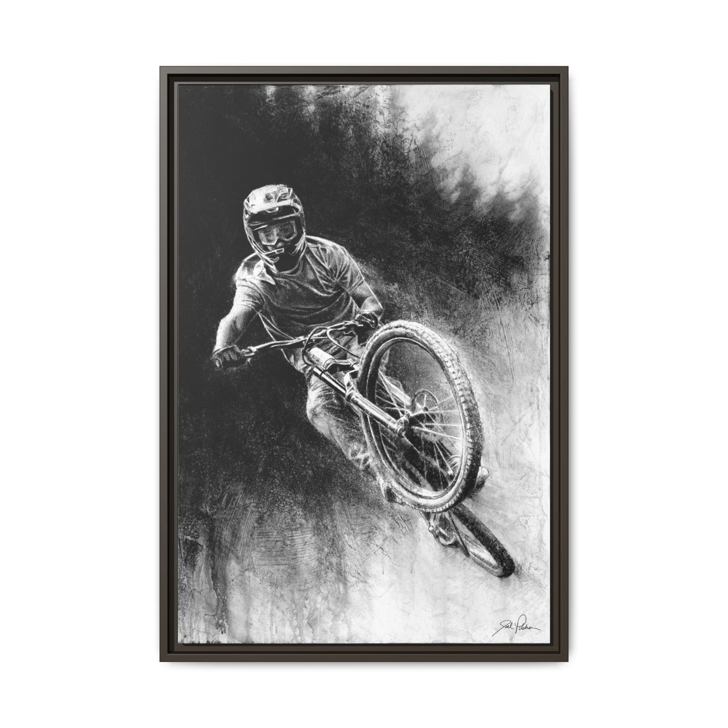 "Mountain Air" Framed Canvas