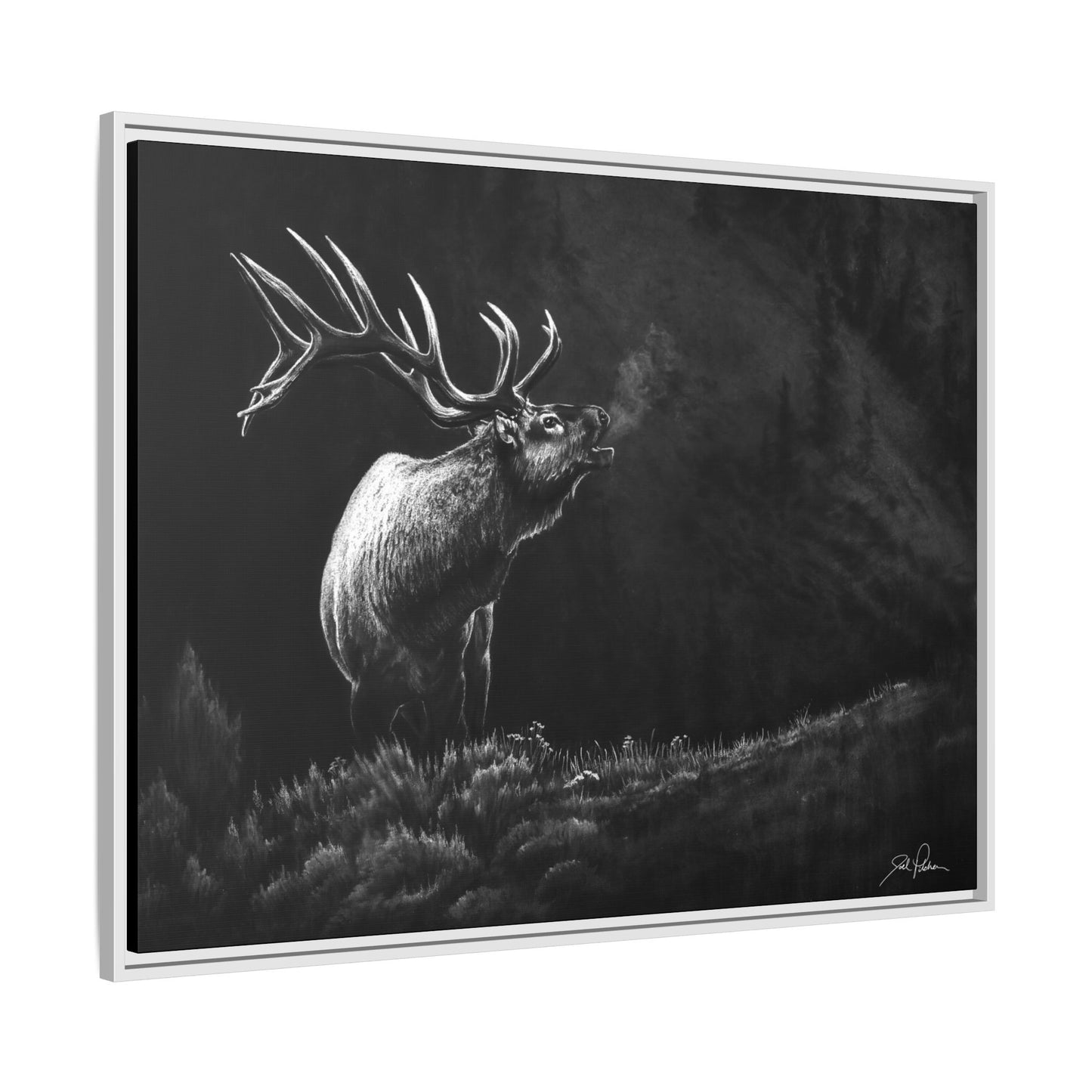 "Mountain Monarch" Framed Canvas