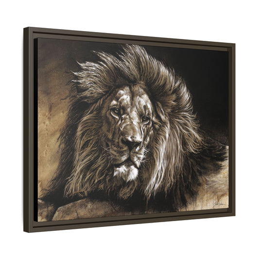 "No Worries" Framed Canvas