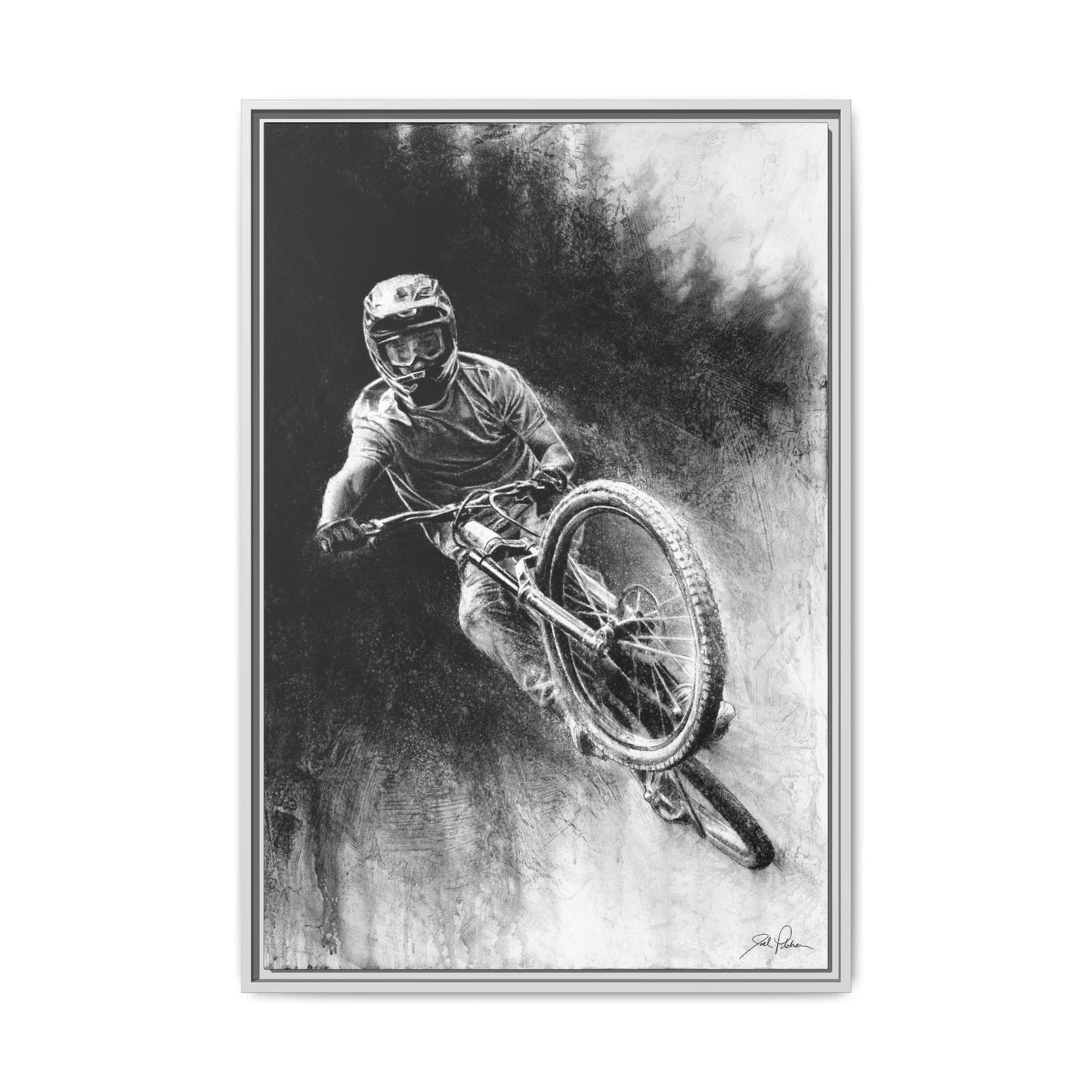 "Mountain Air" Framed Canvas