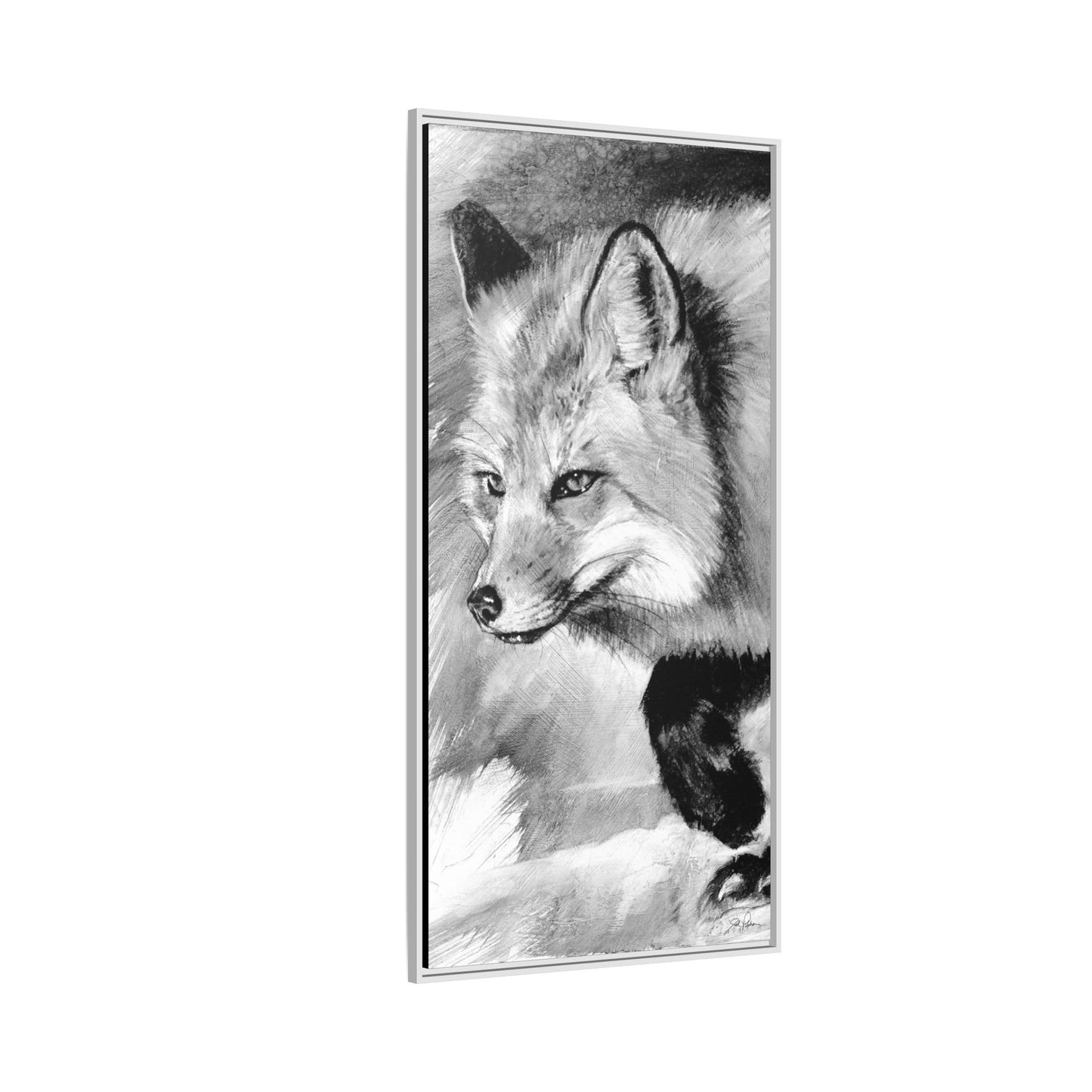 "Fox" Framed Canvas