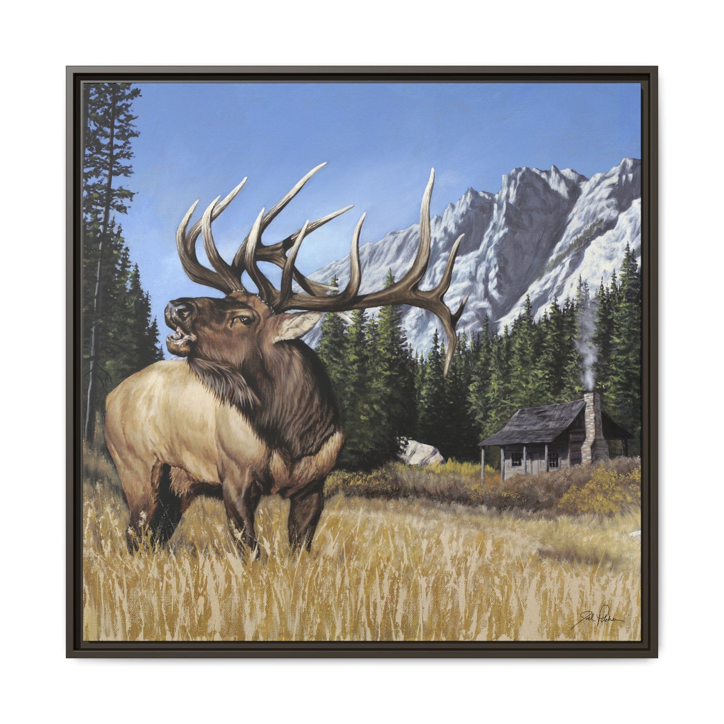 "Sanctuary" Framed Canvas