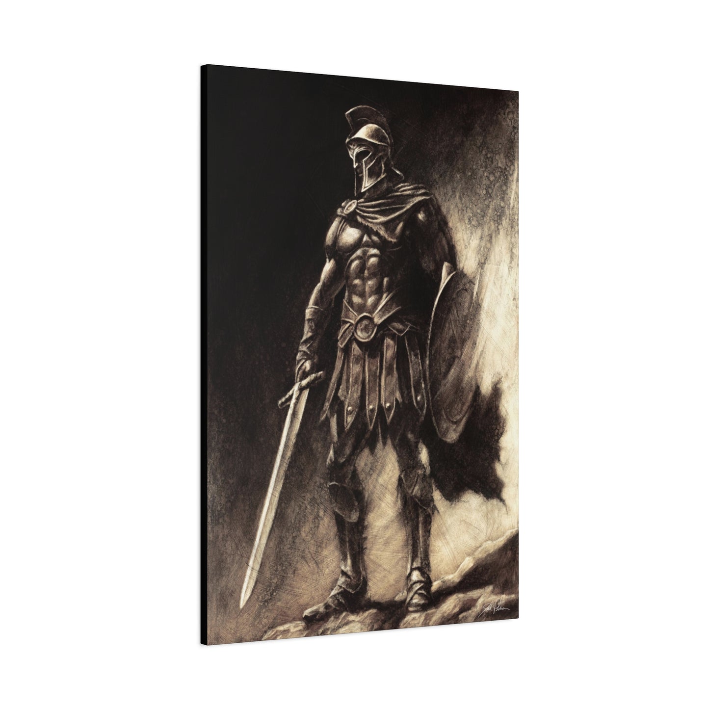 "Armor of God" Stretched Canvas