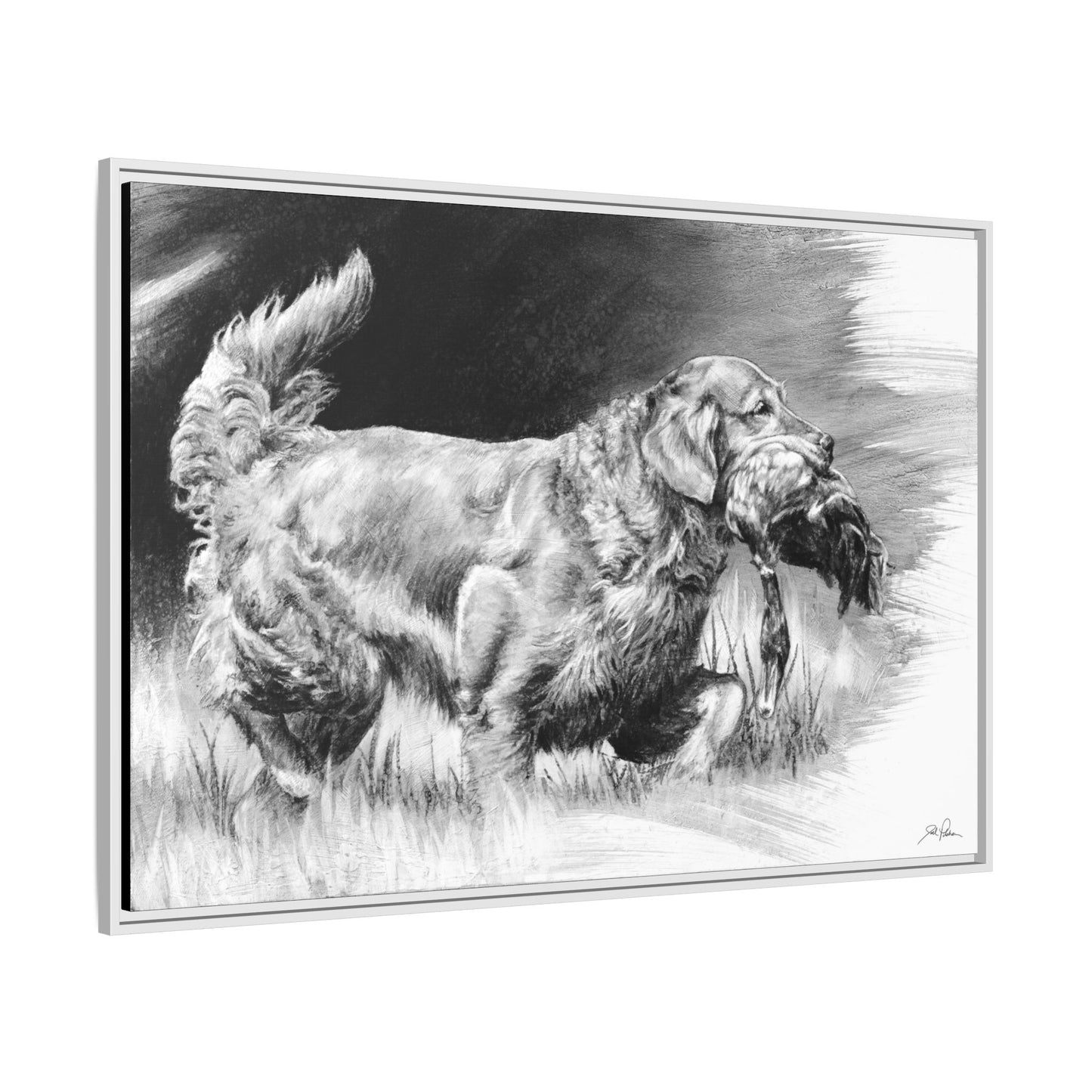 "Good Dog" Framed Canvas
