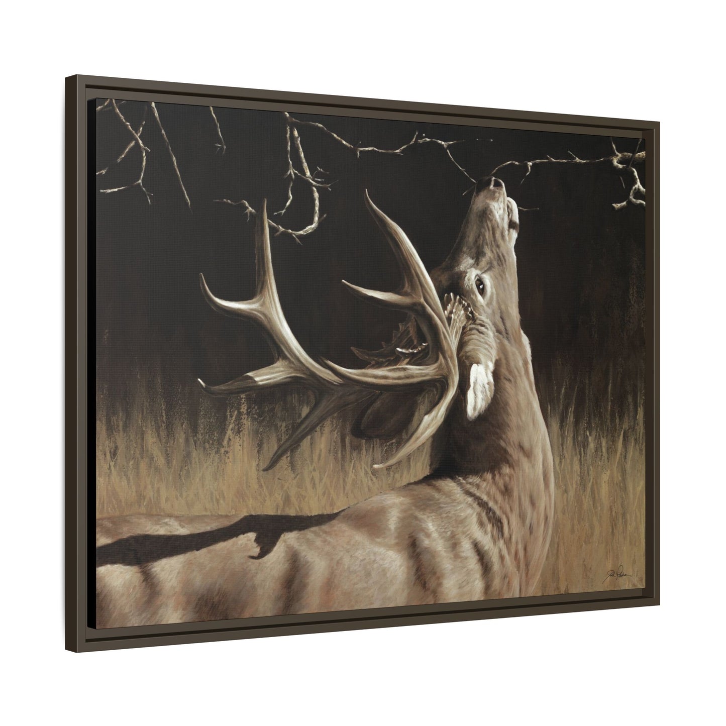 "Calling Card" Framed Canvas