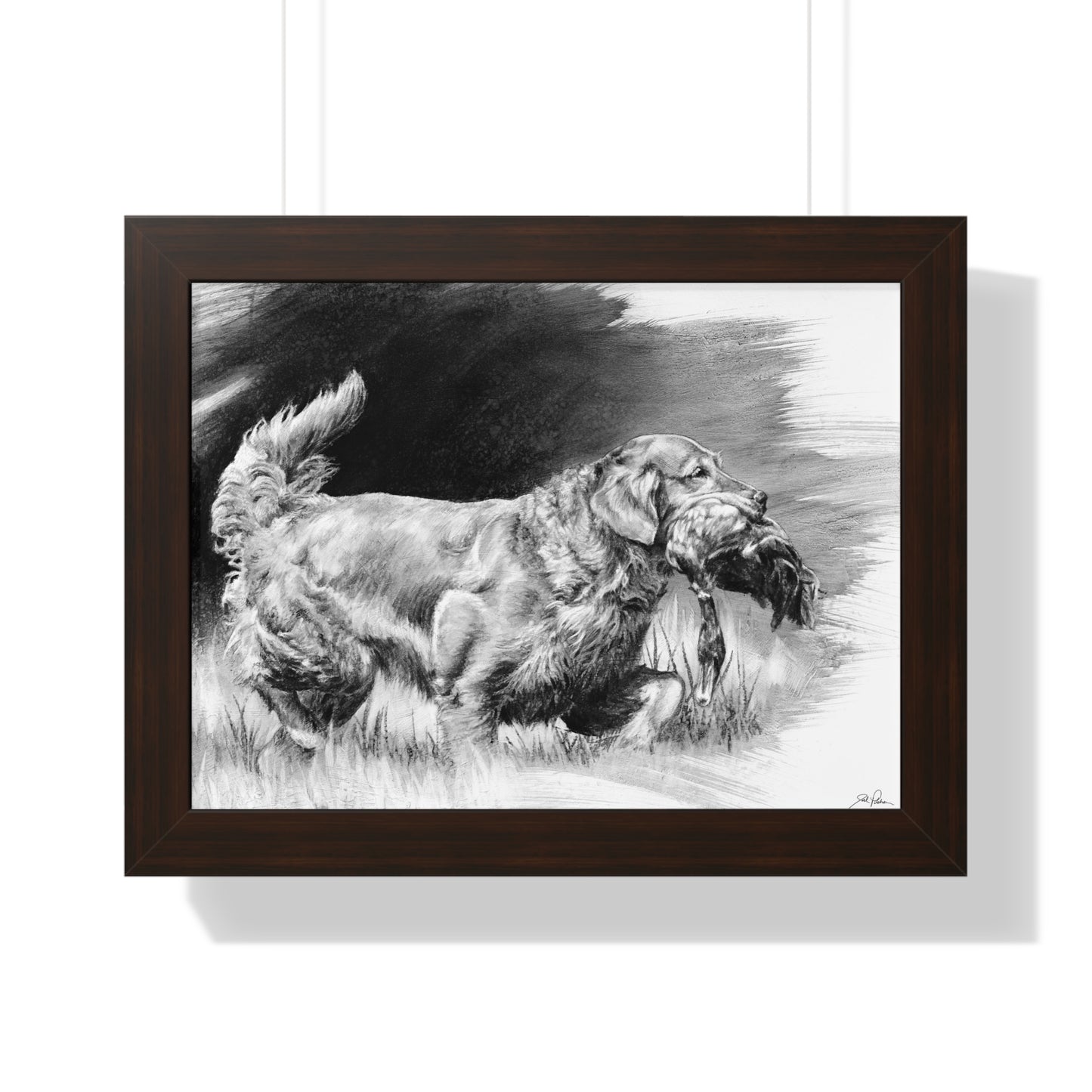 "Good Dog" Framed Paper Print