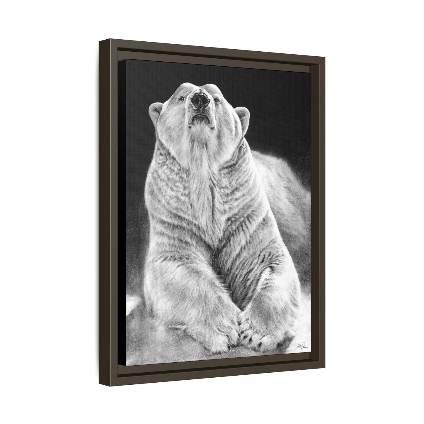 "Defiant" Framed Canvas