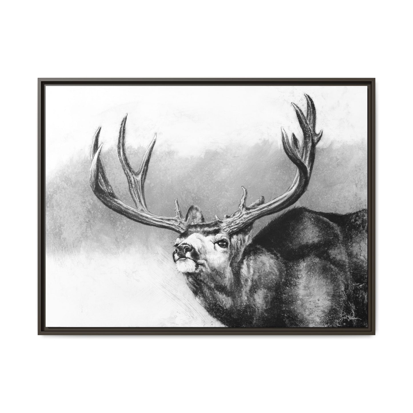 "Heavy & Wide" Framed Canvas