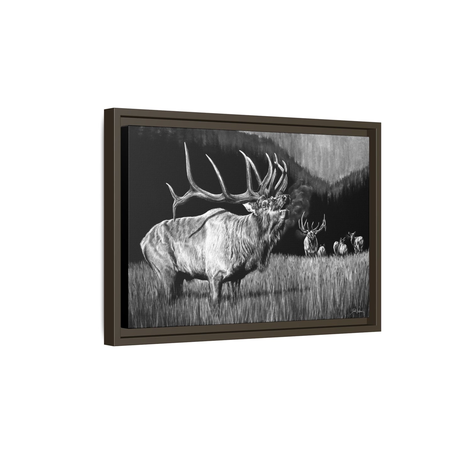 "The Contender" Framed Canvas