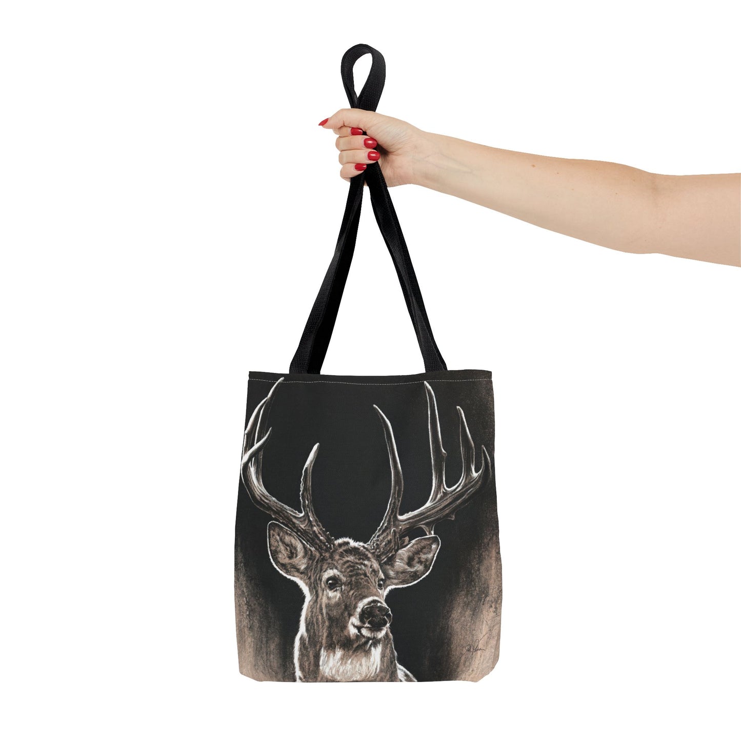 "Backlit Buck" Tote Bag