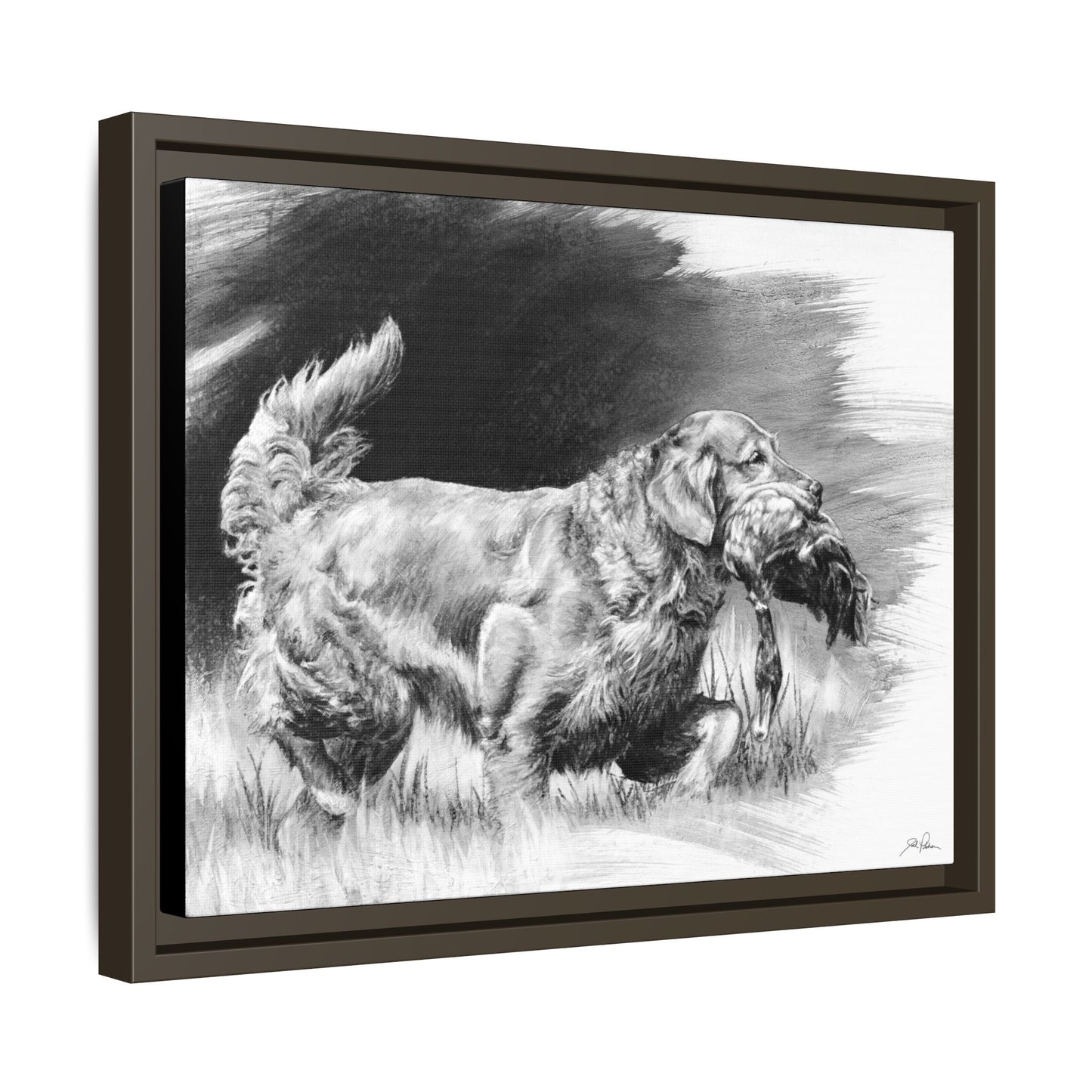 "Good Dog" Framed Canvas