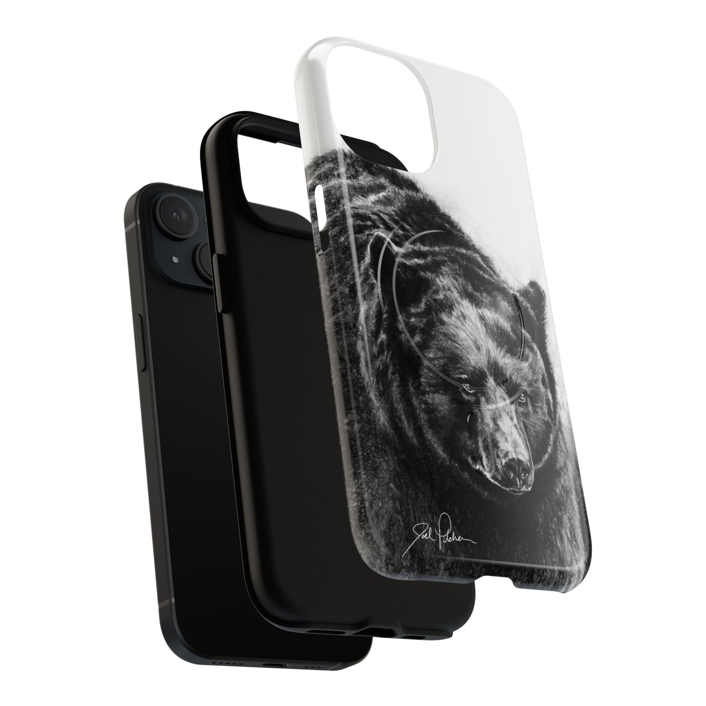 "Black Bear" Magnetic Tough Case