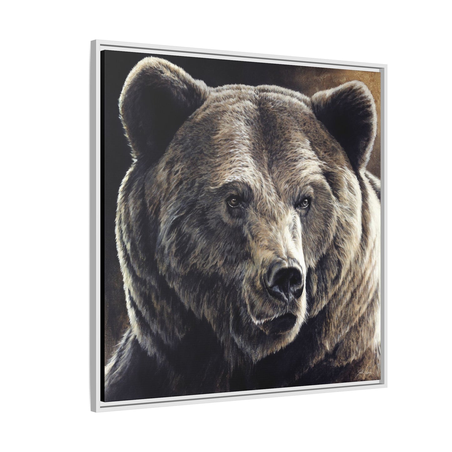 "Kodiak" Framed Canvas