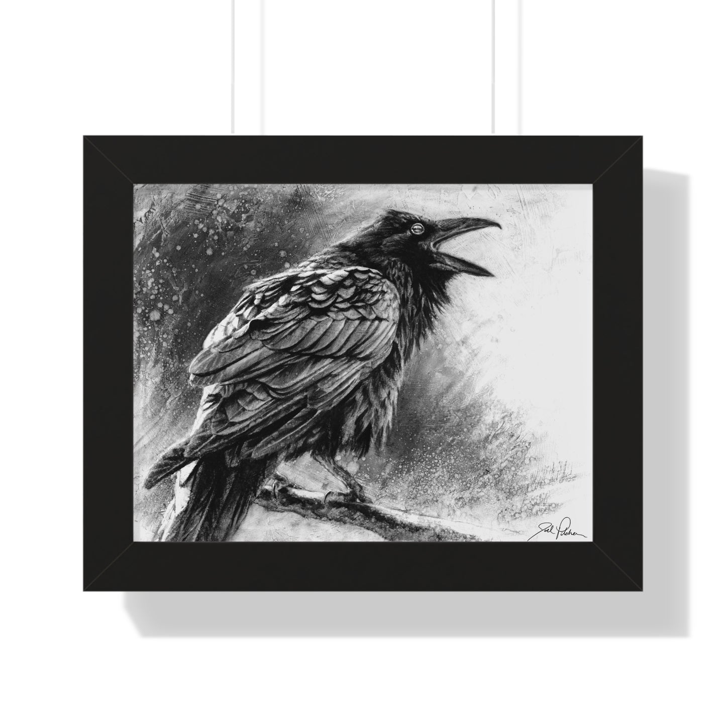 "Raven" Framed Paper Print