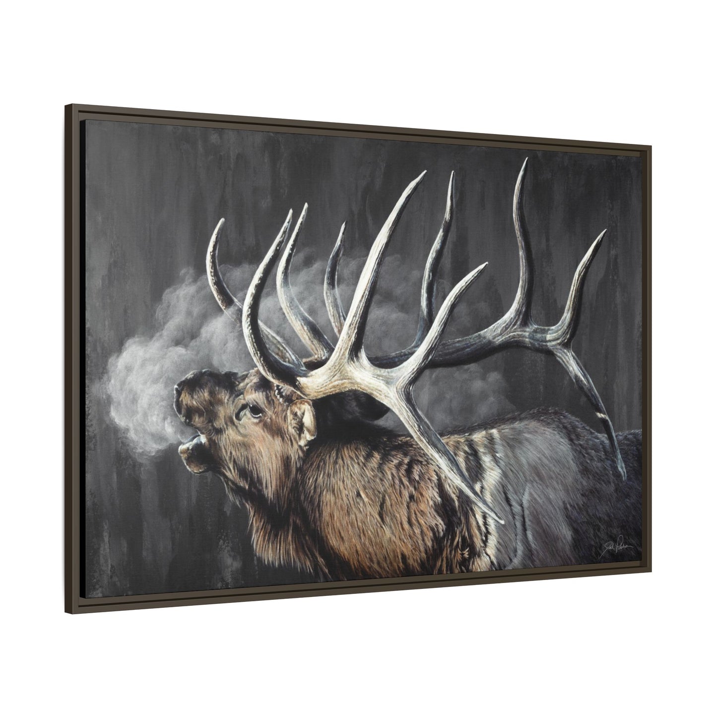 "Last Call" Framed Canvas