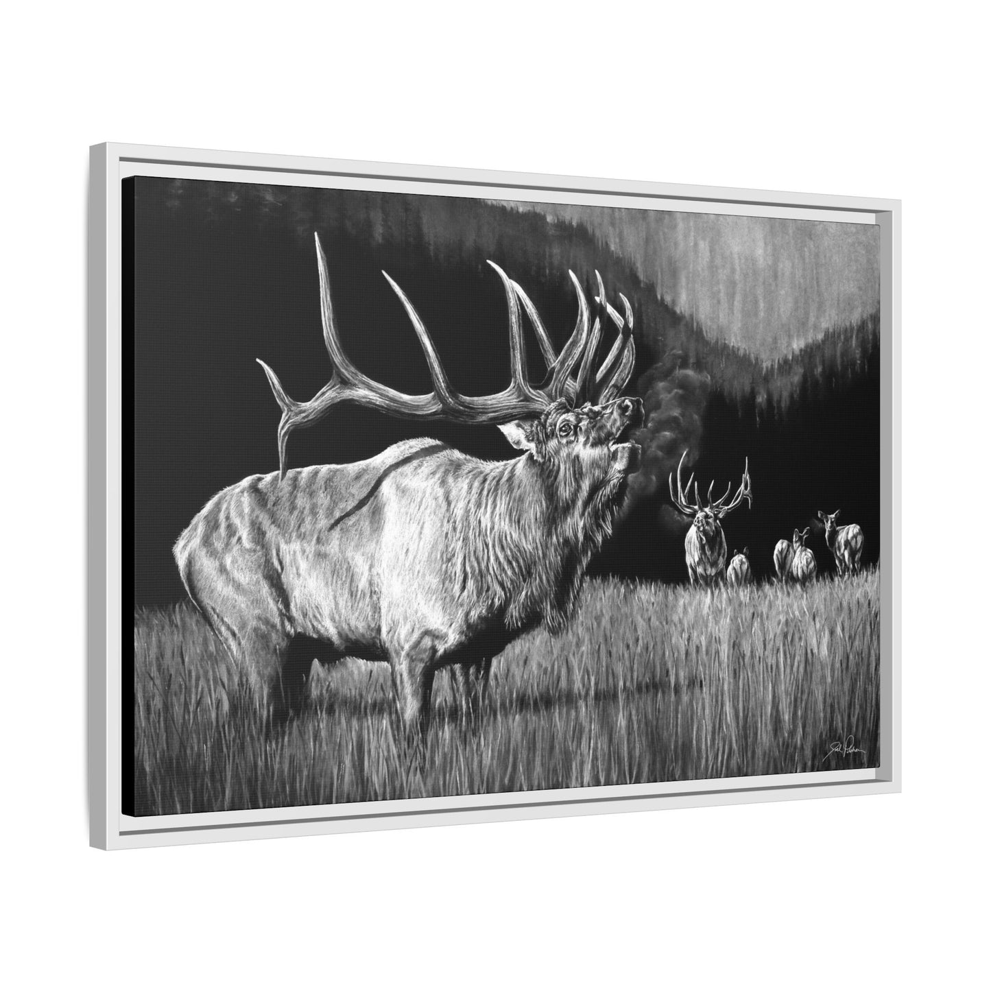 "The Contender" Framed Canvas
