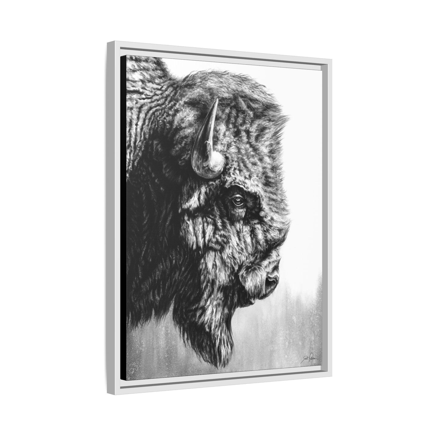 "Headstrong" Framed Canvas