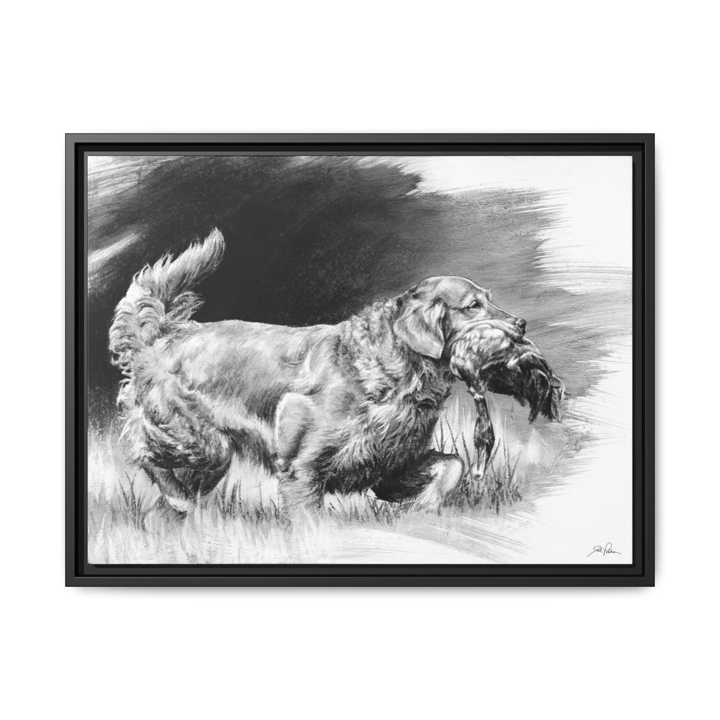 "Good Dog" Framed Canvas