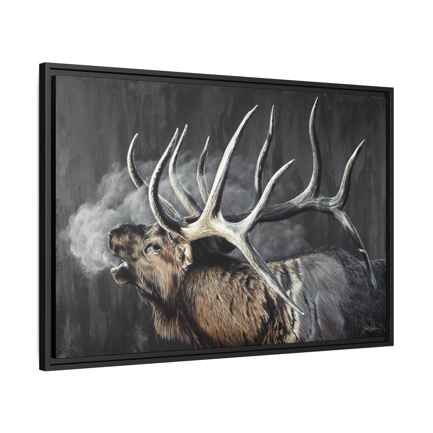 "Last Call" Framed Canvas