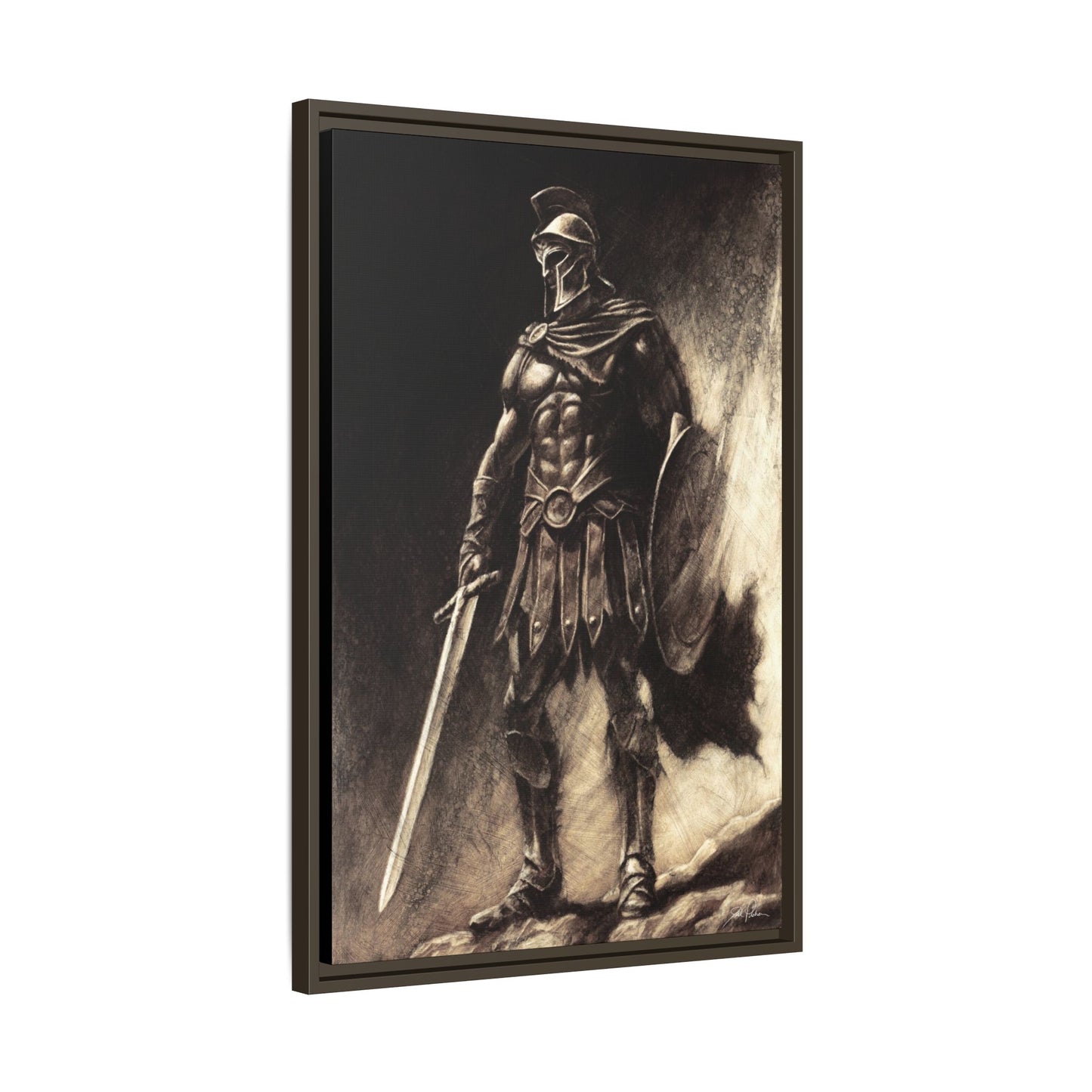 "Armor of God" Framed Canvas