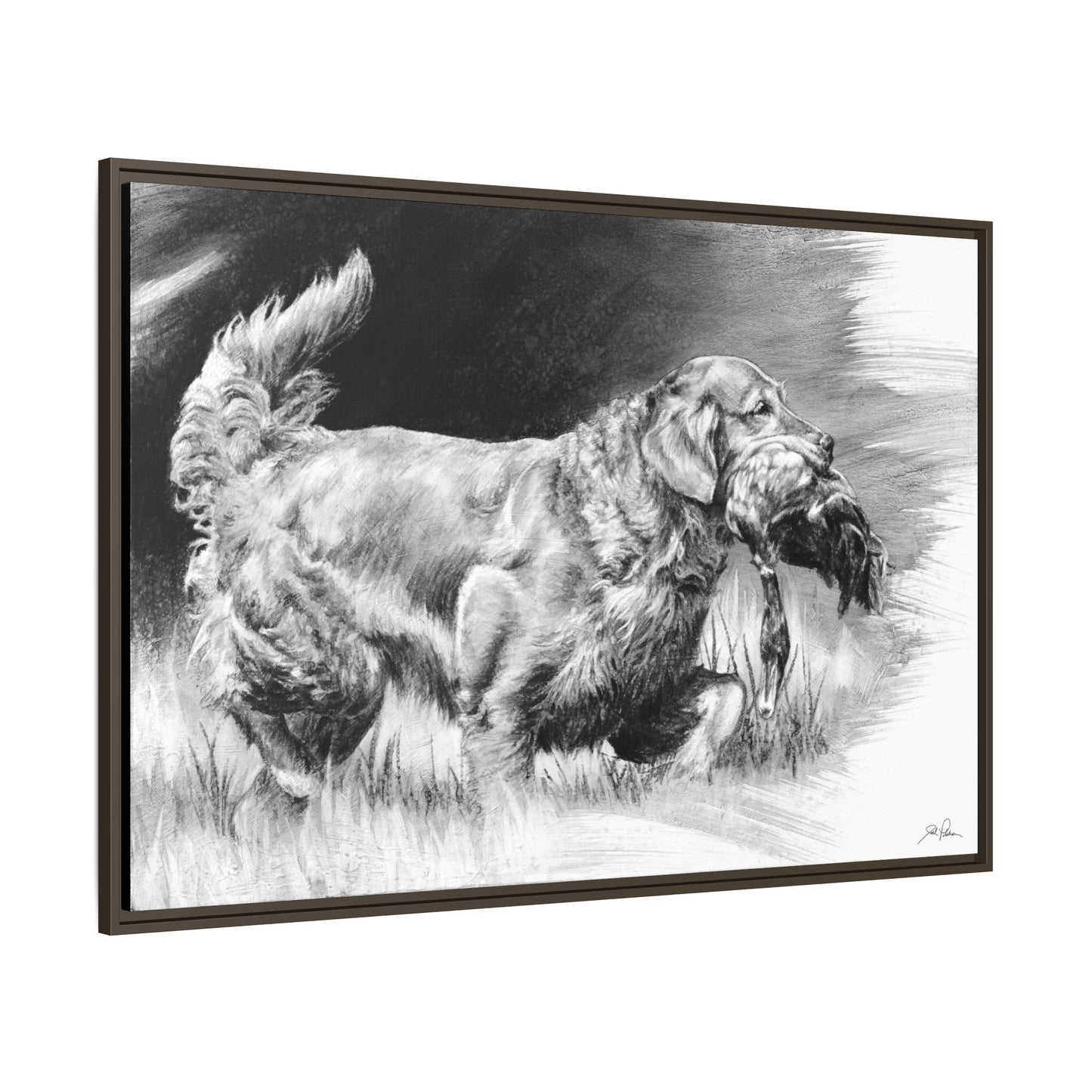 "Good Dog" Framed Canvas
