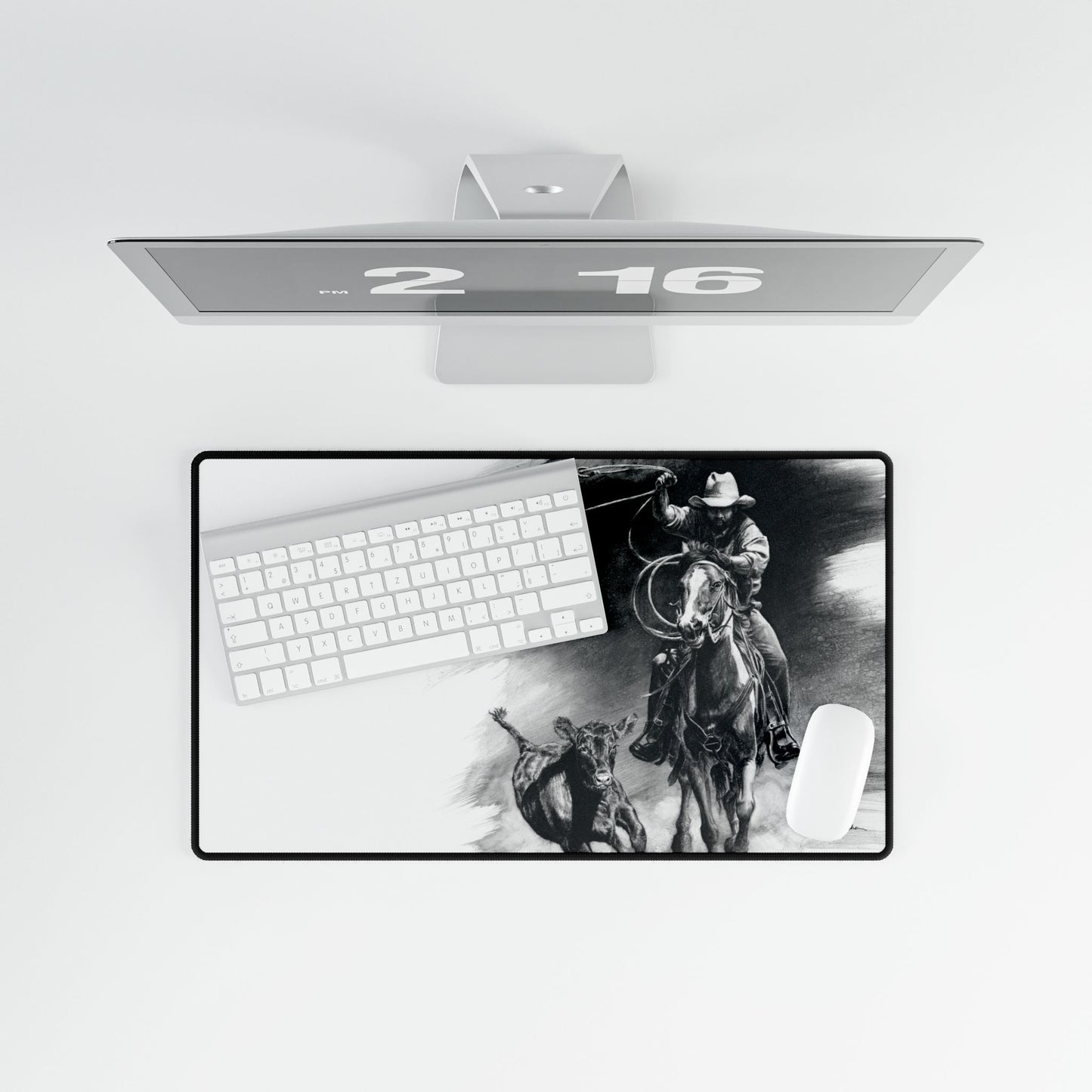 "Calf Roping" Mouse Pad