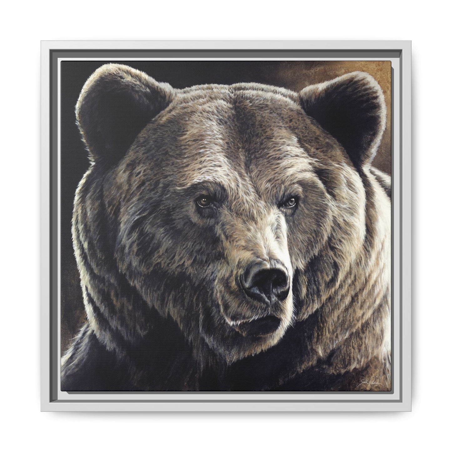 "Kodiak" Framed Canvas