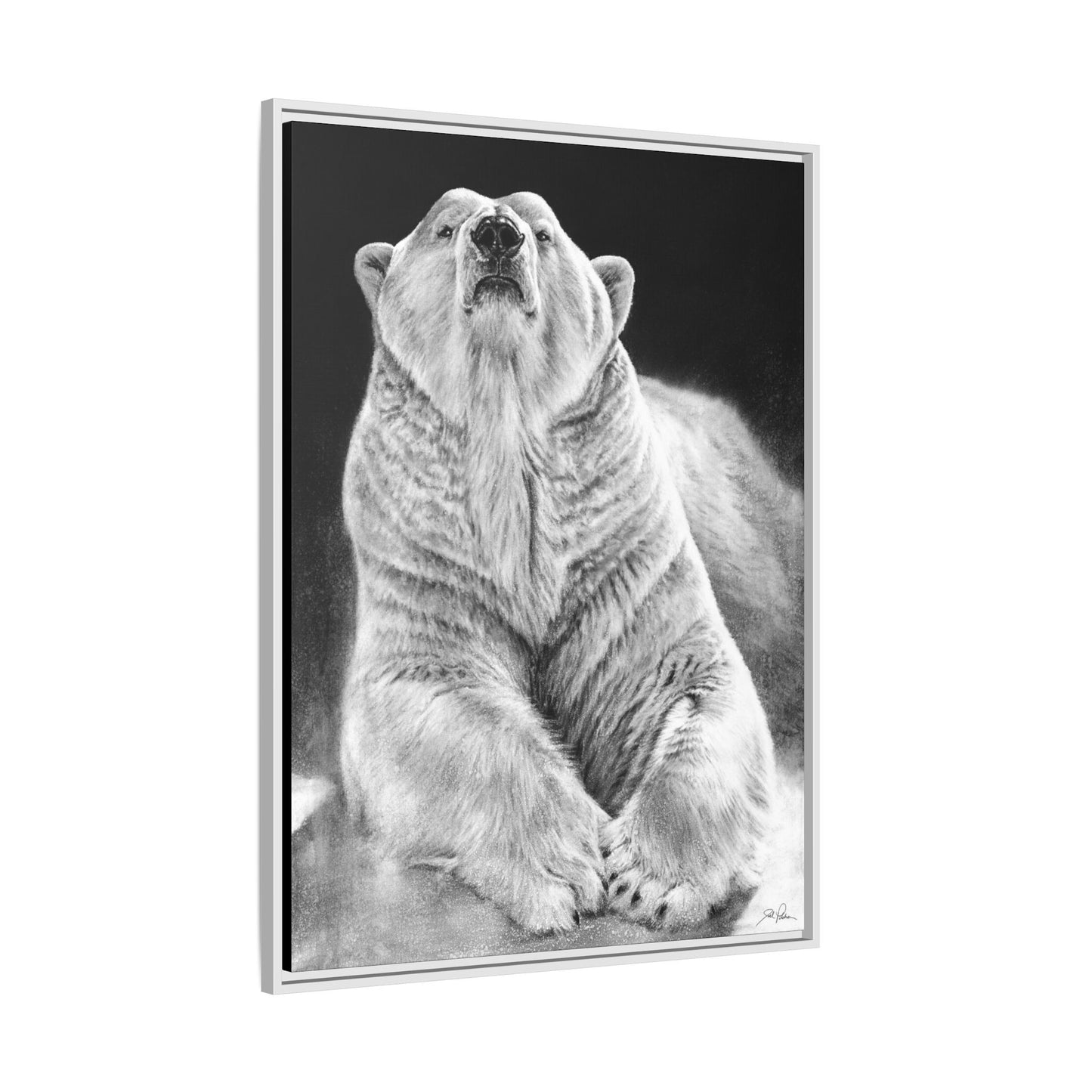 "Defiant" Framed Canvas