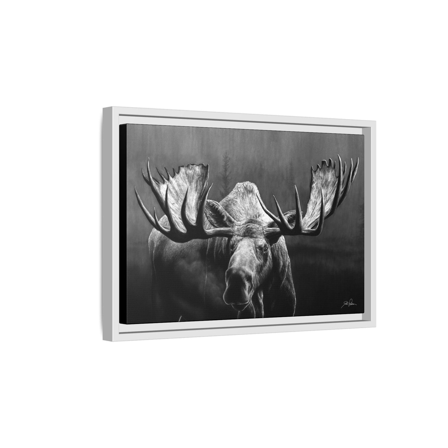 "Wide Load" Framed Canvas