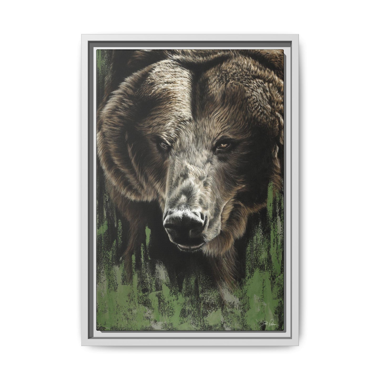 "Beast" Framed Canvas