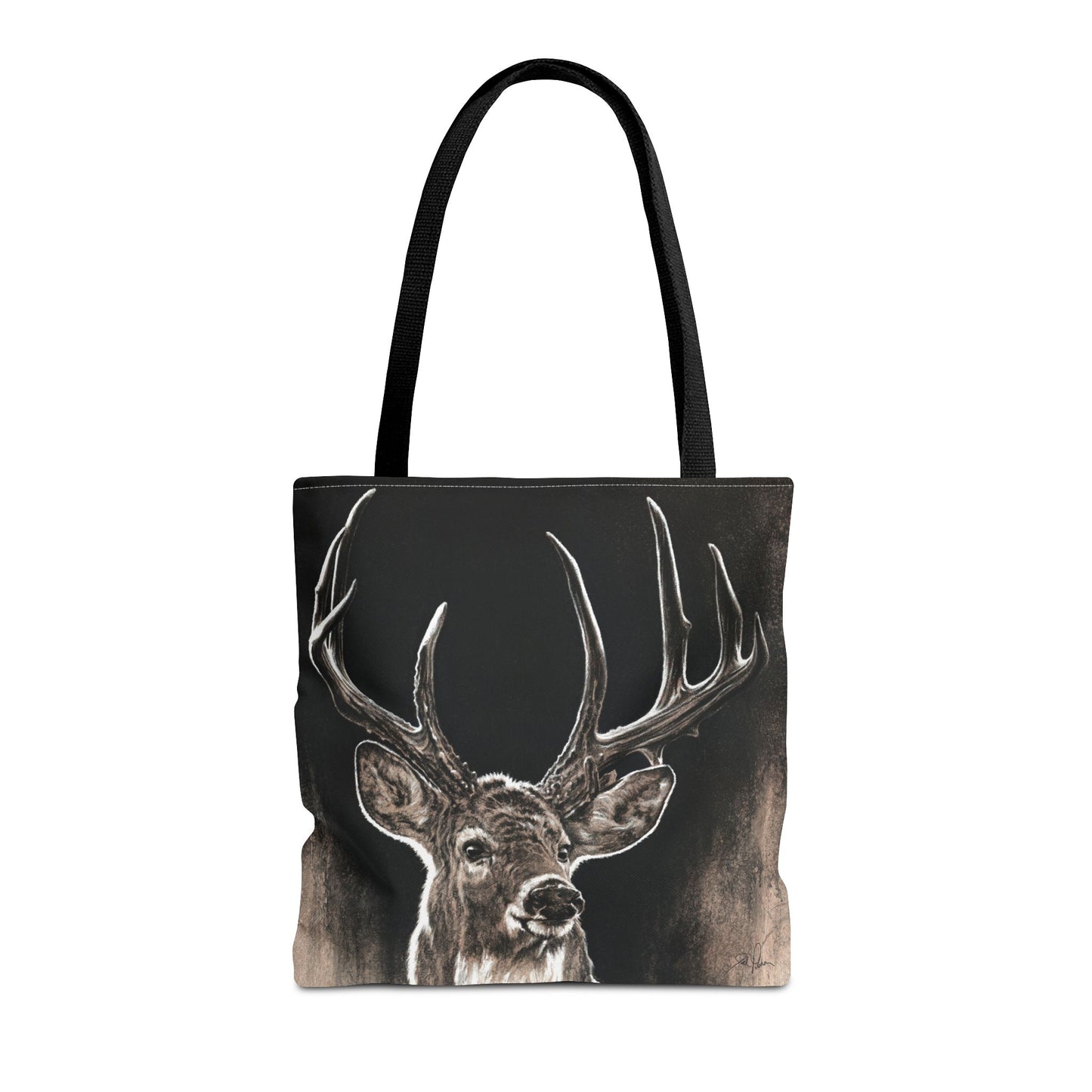 "Backlit Buck" Tote Bag